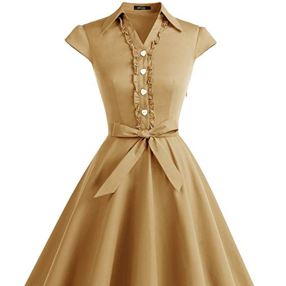 WedTrend Women's 50s Retro Rockabilly Swing Dress
